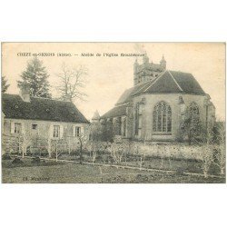 carte postale ancienne 02 CHEZY-EN-ORXOIS. Abside de l'Eglise