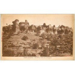 carte postale ancienne 12 NANT. Cantobre. Vallée de la Dourbie 1933