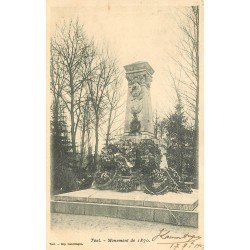 carte postale ancienne 54 TOUL. Monument de 1870. 1903