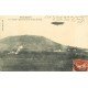 carte postale ancienne 54 TOUL. Le Lebaudy planant au dessus du Mont Saint-Michel 1908 Dirigeable Avion Zeppelin Ballon