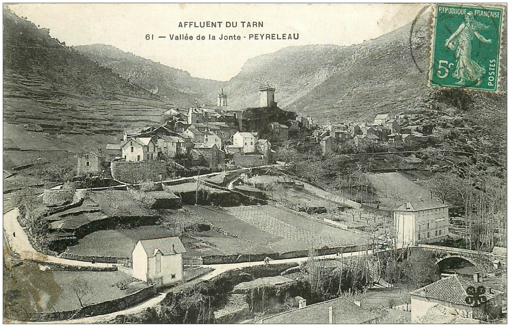 12 PEYRELEAU 1911 Vallée de la Jonte