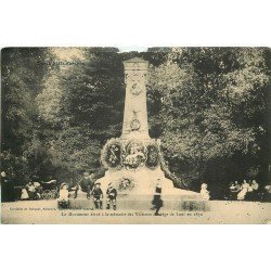 carte postale ancienne 54 TOUL. Monument Victimes siège de 1870 en 1915