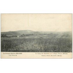 carte postale ancienne 55 AILLY. Village et Camp des Romains 1916