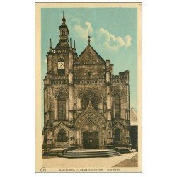 carte postale ancienne 55 BAR-LE-DUC. Eglise Saint-Pierre 1934