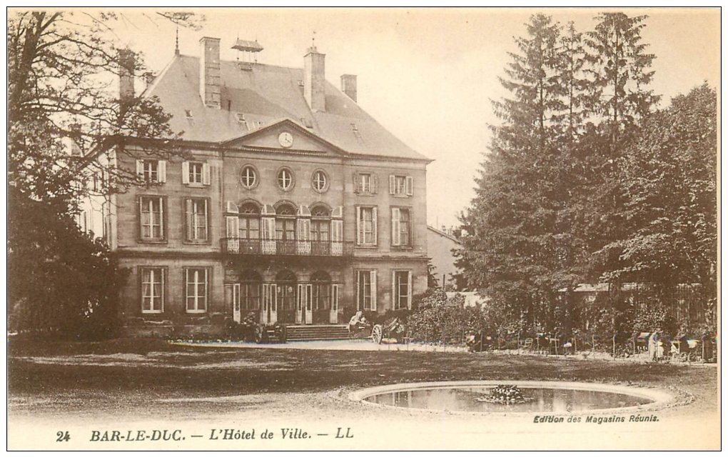 carte postale ancienne 55 BAR-LE-DUC. Hôtel de Ville