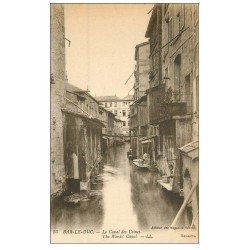 carte postale ancienne 55 BAR-LE-DUC. Le Canal des Usines