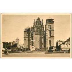 carte postale ancienne 12 RODEZ. La Cathédrale Notre-Dame