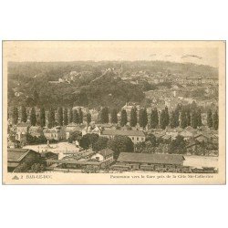 carte postale ancienne 55 BAR-LE-DUC. Panorama de la Gare 1948 (timbre manquant)