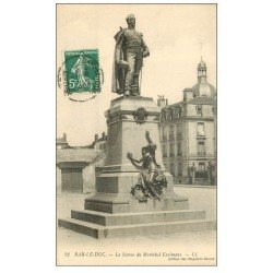 carte postale ancienne 55 BAR-LE-DUC. Statue Maréchal Exelmans 1911