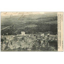 carte postale ancienne 55 CLERMONT-EN-ARGONNE. 1916 Panorama