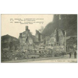 carte postale ancienne 55 CLERMONT-EN-ARGONNE. Rue de l'Observatoire 1915