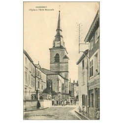 55 COMMERCY. Eglise et Ecole Maternelle