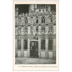 carte postale ancienne 12 RODEZ. La Cathédrale Notre-Dame. Clôture de la Chapelle du Saint-Sepulcre