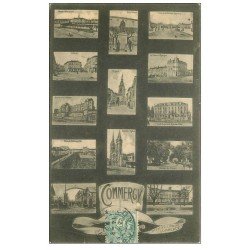 carte postale ancienne 55 COMMERCY. Multivues 1907