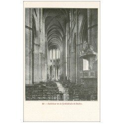 carte postale ancienne 12 RODEZ. La Cathédrale Notre-Dame. Intérieur