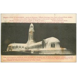 carte postale ancienne 55 DOUAUMONT. Ossuaire et Phare Chapelle 1928