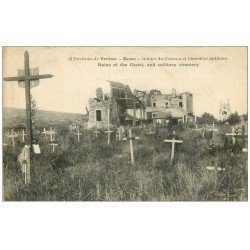 55 ESNES. Ruines Château et Cimetière