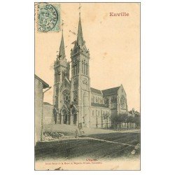 carte postale ancienne 55 EUVILLE. L'Eglise 1905