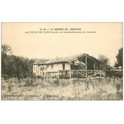 55 FOUR DE PARIS. après un bombardement 1916
