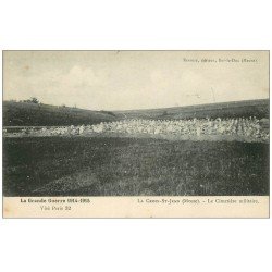 carte postale ancienne 55 LA CROIX-SAINT-JEAN. Cimetière Militaire 1916