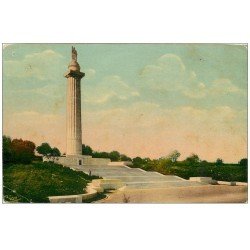 carte postale ancienne 55 MONTFAUCON. Le Monument Américain 1907. (défauts)...