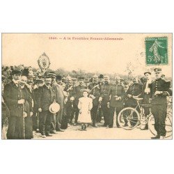 55 PAGNY-SUR-MEUSE. Douane et Douaniers Frontière Franco-Allemande 1913