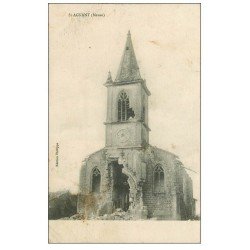 carte postale ancienne 55 SAINT-AGNANT. L'Eglise
