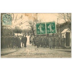carte postale ancienne 55 SAINT-MIHIEL. Baraquements du 25° Bataillon 1905