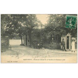 carte postale ancienne 55 SAINT-MIHIEL. Caserne du 25° Bataillon Chasseurs à pied 1910