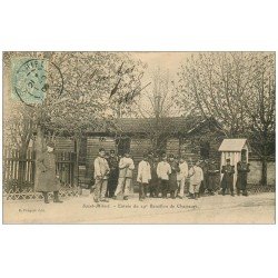 carte postale ancienne 55 SAINT-MIHIEL. Entrée 29° Bataillon de Chasseurs 1906