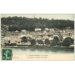 carte postale ancienne 55 SAINT-MIHIEL. Les Capucins Quartier de la Halle 1909. Carte n°3