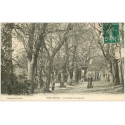 carte postale ancienne 55 SAINT-MIHIEL. Promenade des Capucins 1910