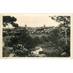 carte postale ancienne 12 RODEZ. Vue générale. Crte photo émaillographi