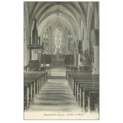 carte postale ancienne 55 TRIAUCOURT. L'Eglise vers 1915