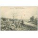 55 TRIAUCOURT. Rue Haute-Evres 1915 enfants et cycliste militaire