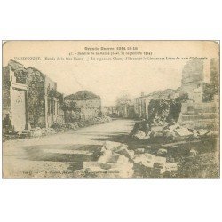 carte postale ancienne 55 VASSINCOURT. Rue Haute vers 1916
