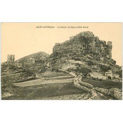 carte postale ancienne 12 SAINT-AFFRIQUE. Le Rocher de Caylus