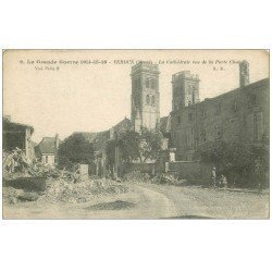 carte postale ancienne 55 VERDUN. Cathédrale Porte Châtel. Guerre 1914-18