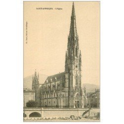 carte postale ancienne 12 SAINT-AFFRIQUE. L'Eglise