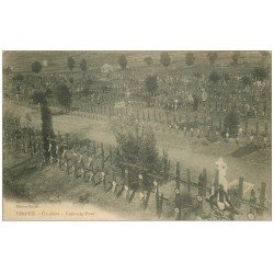 carte postale ancienne 55 VERDUN. Cimetière Faubourg Pavé. Guerre 1914-18