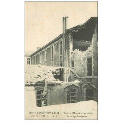 carte postale ancienne 55 VERDUN. Collège Buvinier. Guerre 1914-18