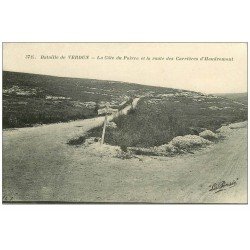 carte postale ancienne 55 VERDUN. Côte Poivre route Carrières Haudromont. Guerre 1914-18