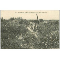 carte postale ancienne 55 VERDUN. Eglise de Fleury. Guerre 1914-18