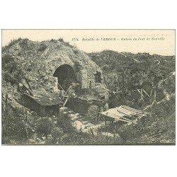 carte postale ancienne 55 VERDUN. Entrée Fort Souville. Guerre 1914-18