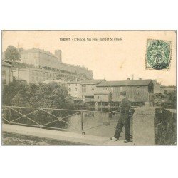 carte postale ancienne 55 VERDUN. Guerre 1914-18. L'Evêché du Pont Saint-Amand 1907