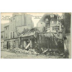 carte postale ancienne 55 VERDUN. Hôtel du Coq et Coiffeur. Guerre 1914-18