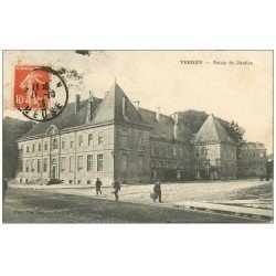 carte postale ancienne 55 VERDUN. Palais de Justice 1913