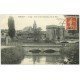 carte postale ancienne 55 VERDUN. Pont Chaussée 1911 Collège
