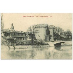 carte postale ancienne 55 VERDUN. Pont et Porte Chaussée 1915