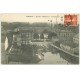 carte postale ancienne 55 VERDUN. Quartier Anthouard Chevaux et canons. Guerre 1914-18